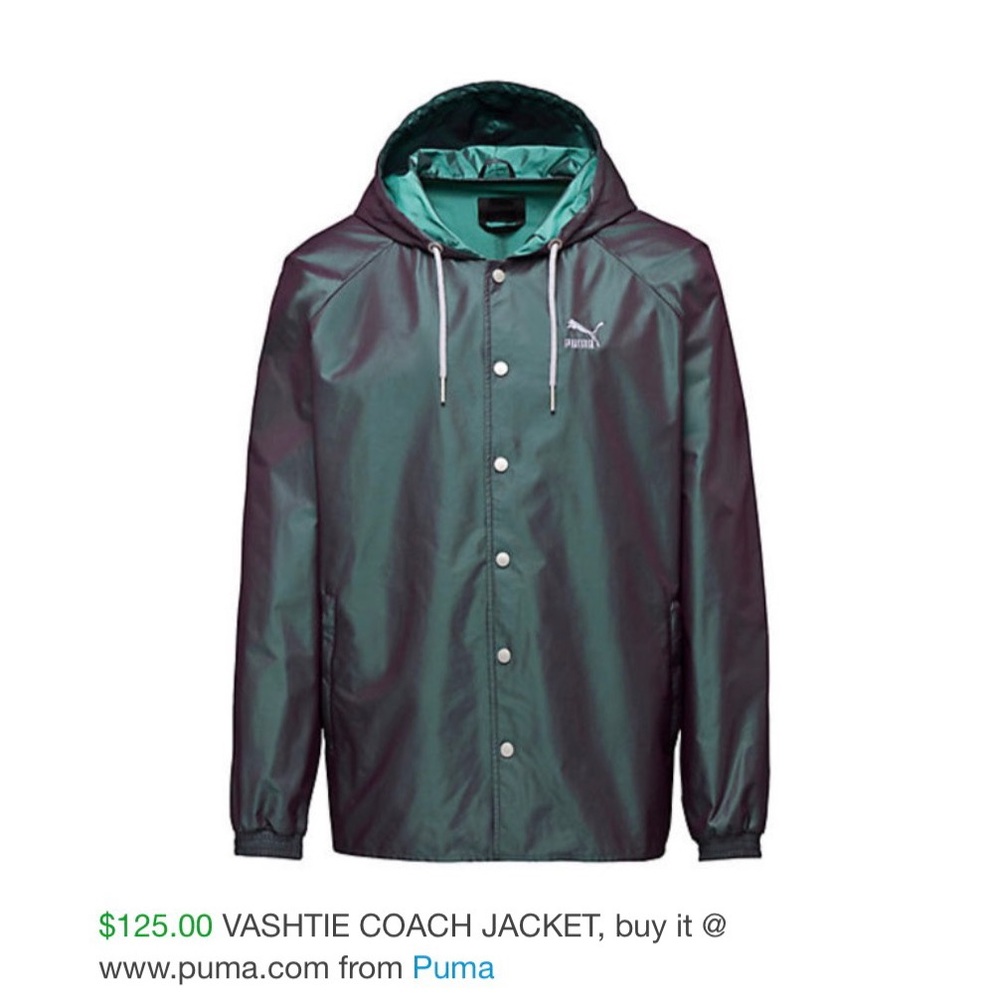 Vashtie X Puma Coach Iridescent Jacket